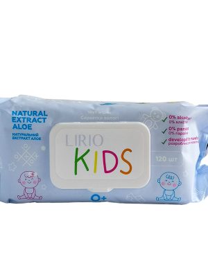Влажные салфетки Lirio Kids 120 шт Влажные салфетки Lirio Kids 120 шт
